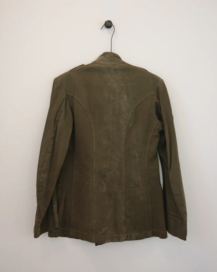 1910s Antique WWI Army Doughboy Jacket with Patches