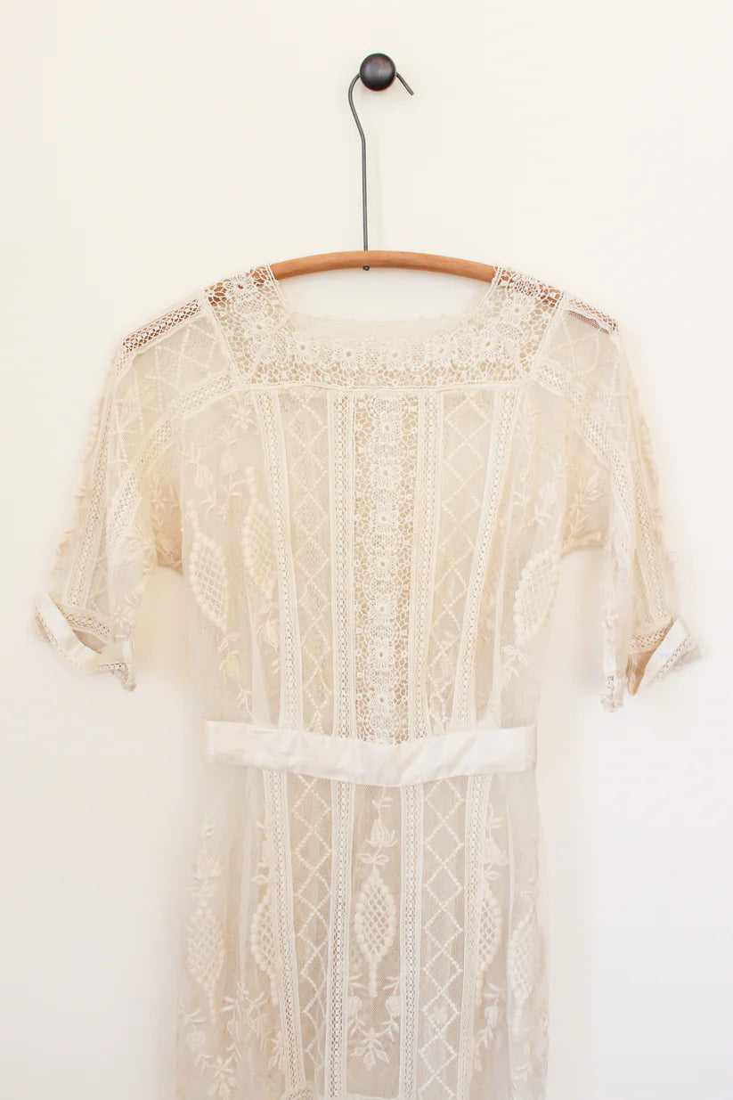 Antique Edwardian Lace Dress