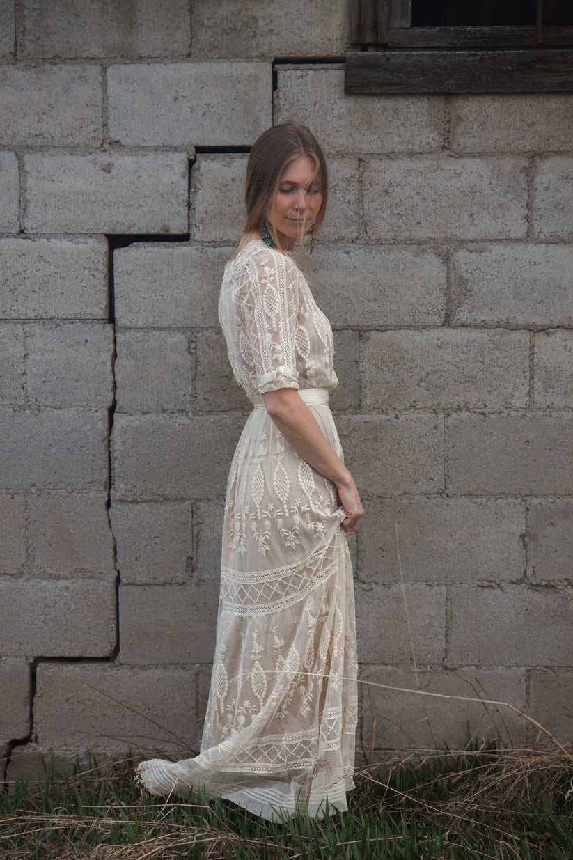 Antique Edwardian Lace Dress