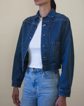 Early 1980s Vintage Ralph Lauren Denim Jacket with Western Details