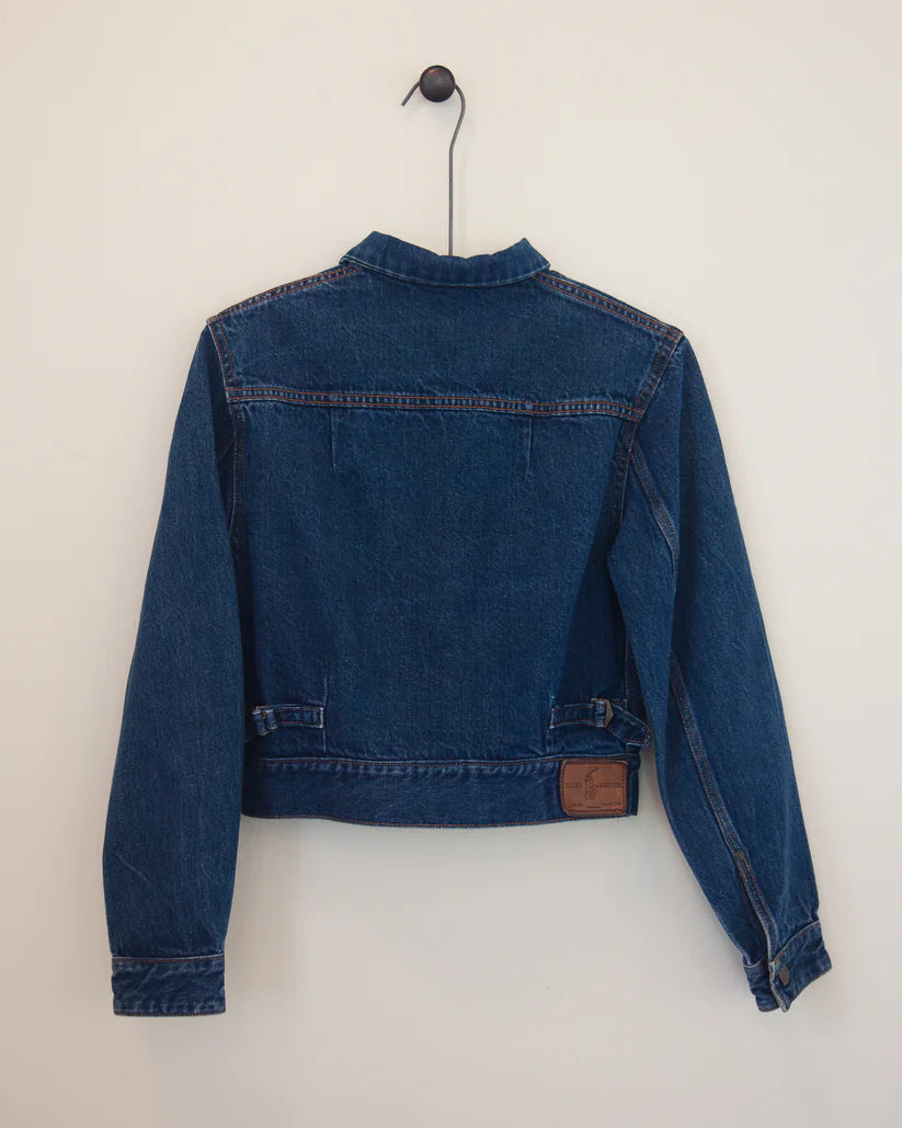 Early 1980s Vintage Ralph Lauren Denim Jacket with Western Details