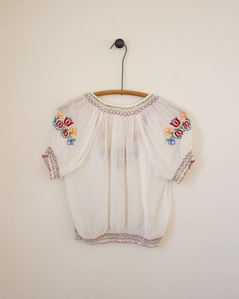 Floral Embroidered Blouse