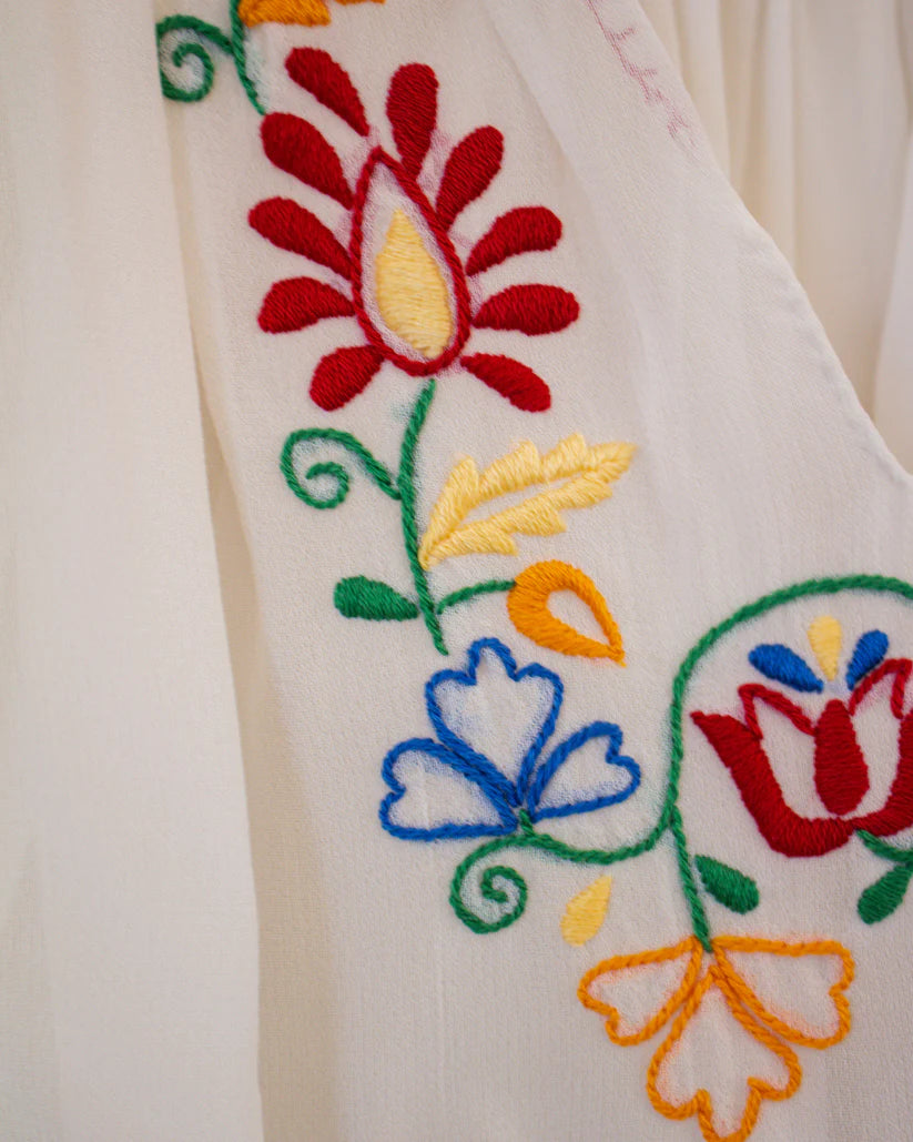 Floral Embroidered Blouse