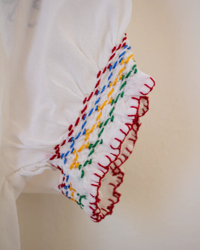Floral Embroidered Blouse