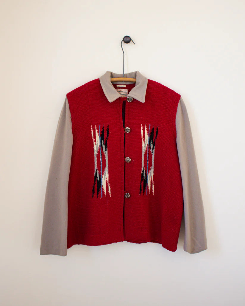 Ganscraft 1940s-1950s Vintage Two Tone Chimayo Jacket