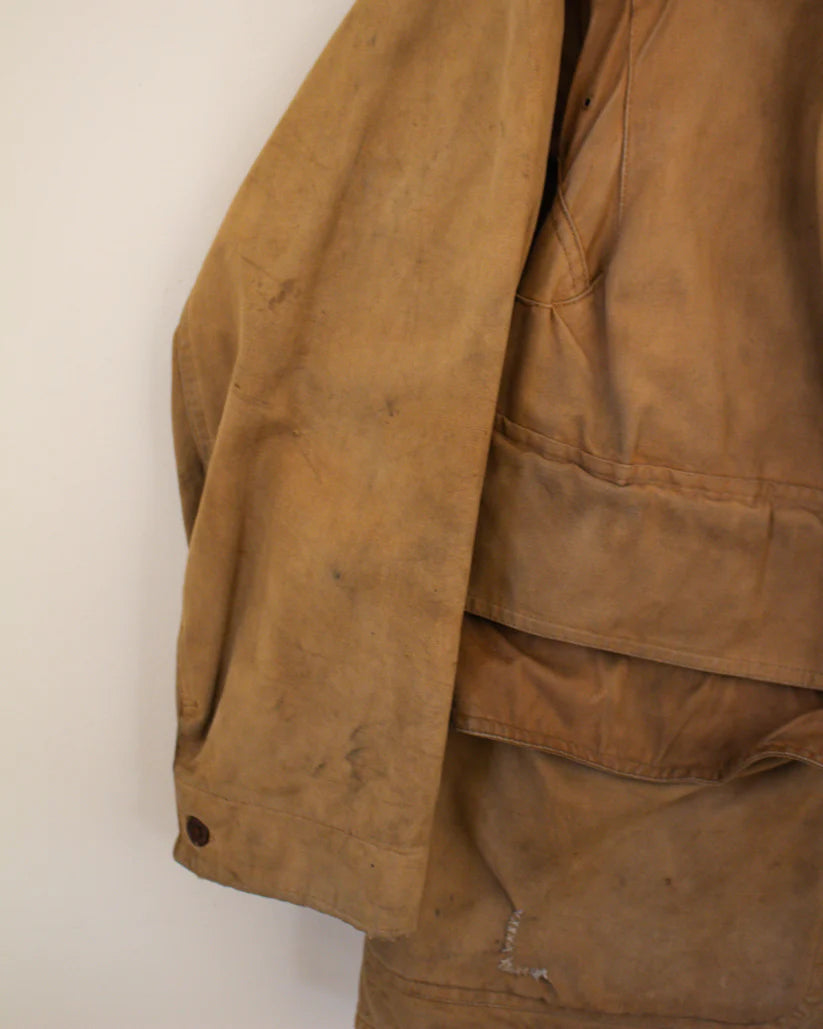 Remington 1950s Vintage Hunting Jacket with Leather Shoulders