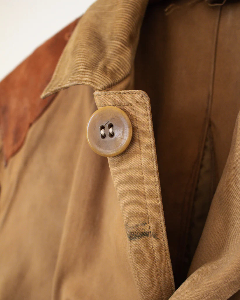 Remington 1950s Vintage Hunting Jacket with Leather Shoulders