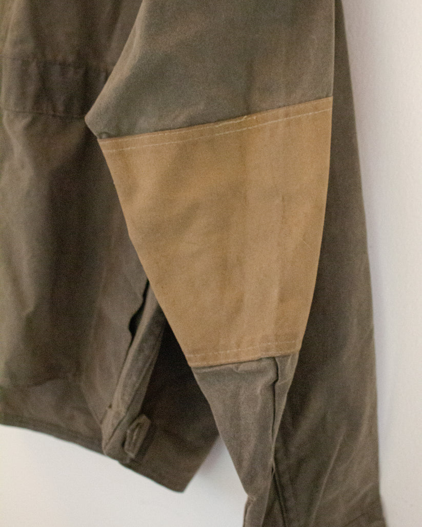 Vintage Filson Tin Cloth Jacket with Moleskin Collar and Elbow Patches