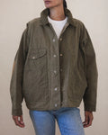 Vintage Filson Tin Cloth Jacket with Moleskin Collar and Elbow Patches