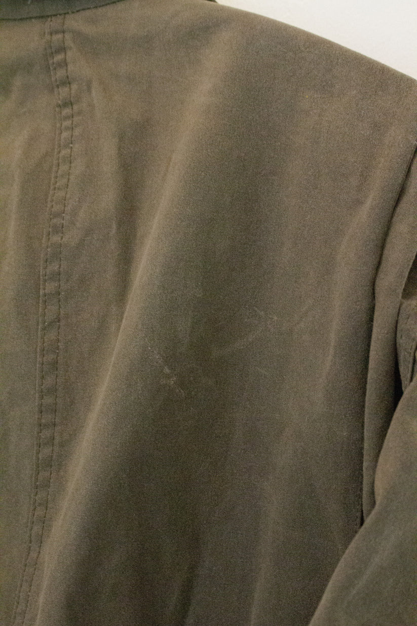 Vintage Filson Tin Cloth Jacket with Moleskin Collar and Elbow Patches